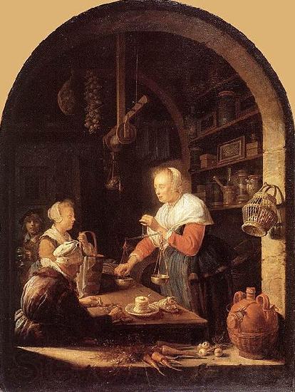 Gerard Dou The Grocer's Shop France oil painting art